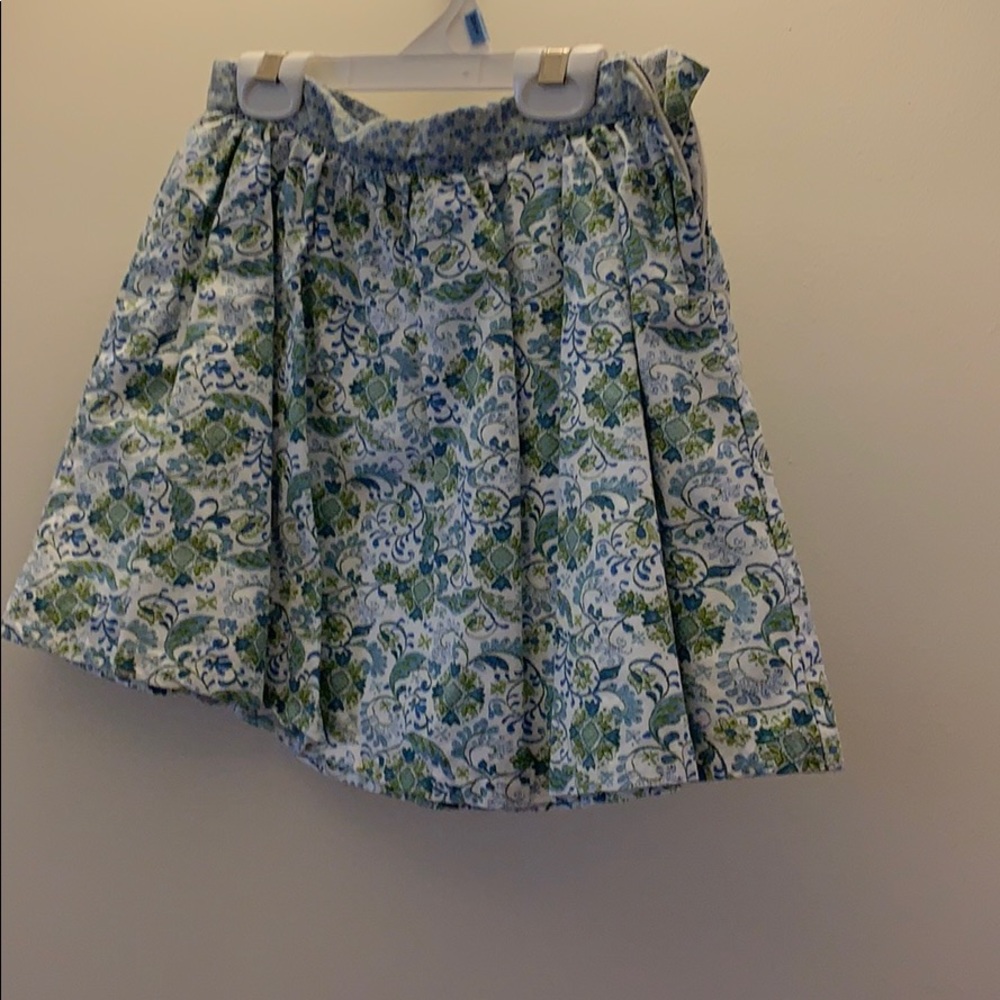Gap Kids‎ Girls Blue Floral Skirt Size 5